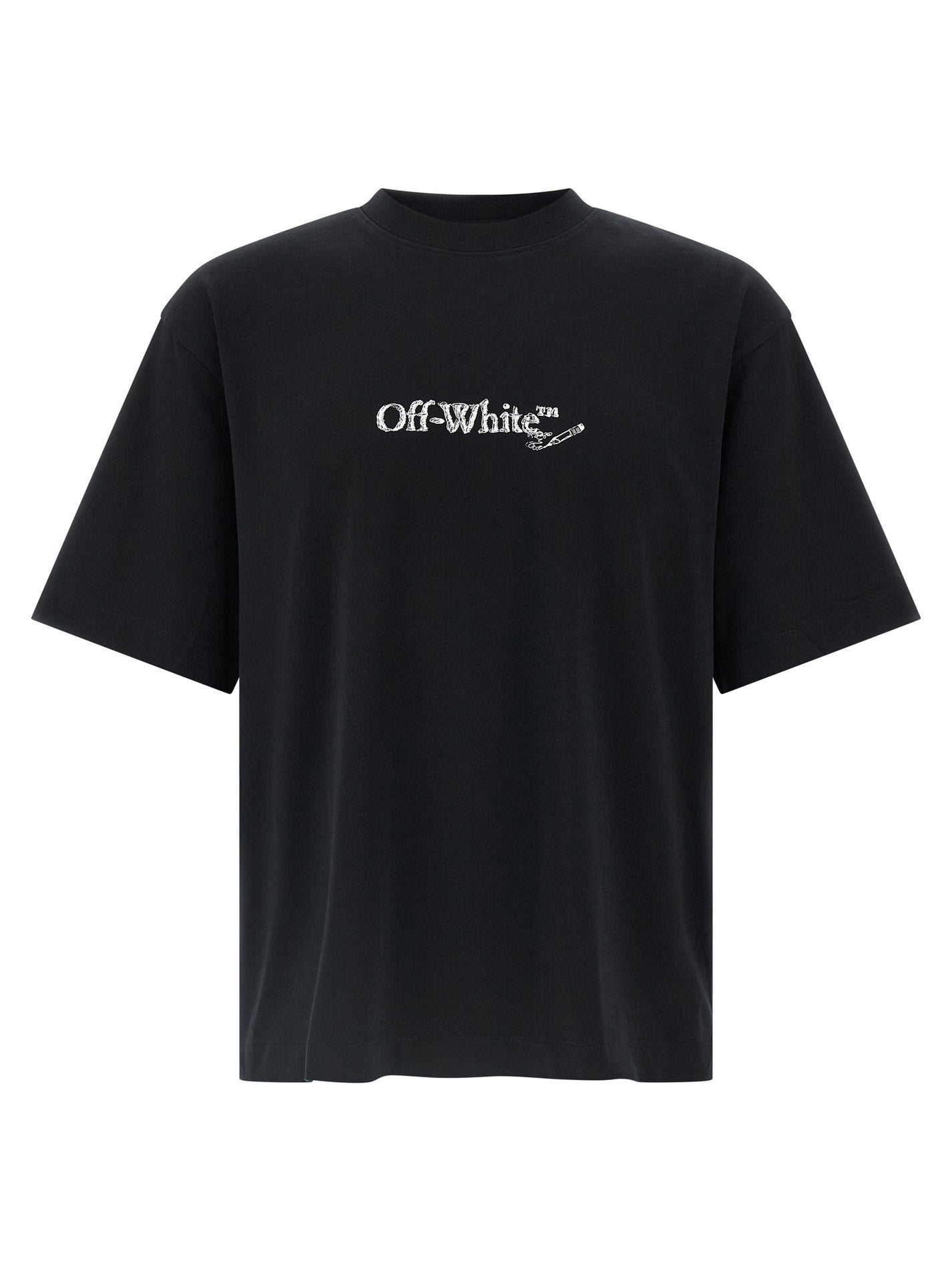 OFF-WHITE - OFF-WHITE - ’Scribble Arrow Skate’ T-shirt - Men’s Tops