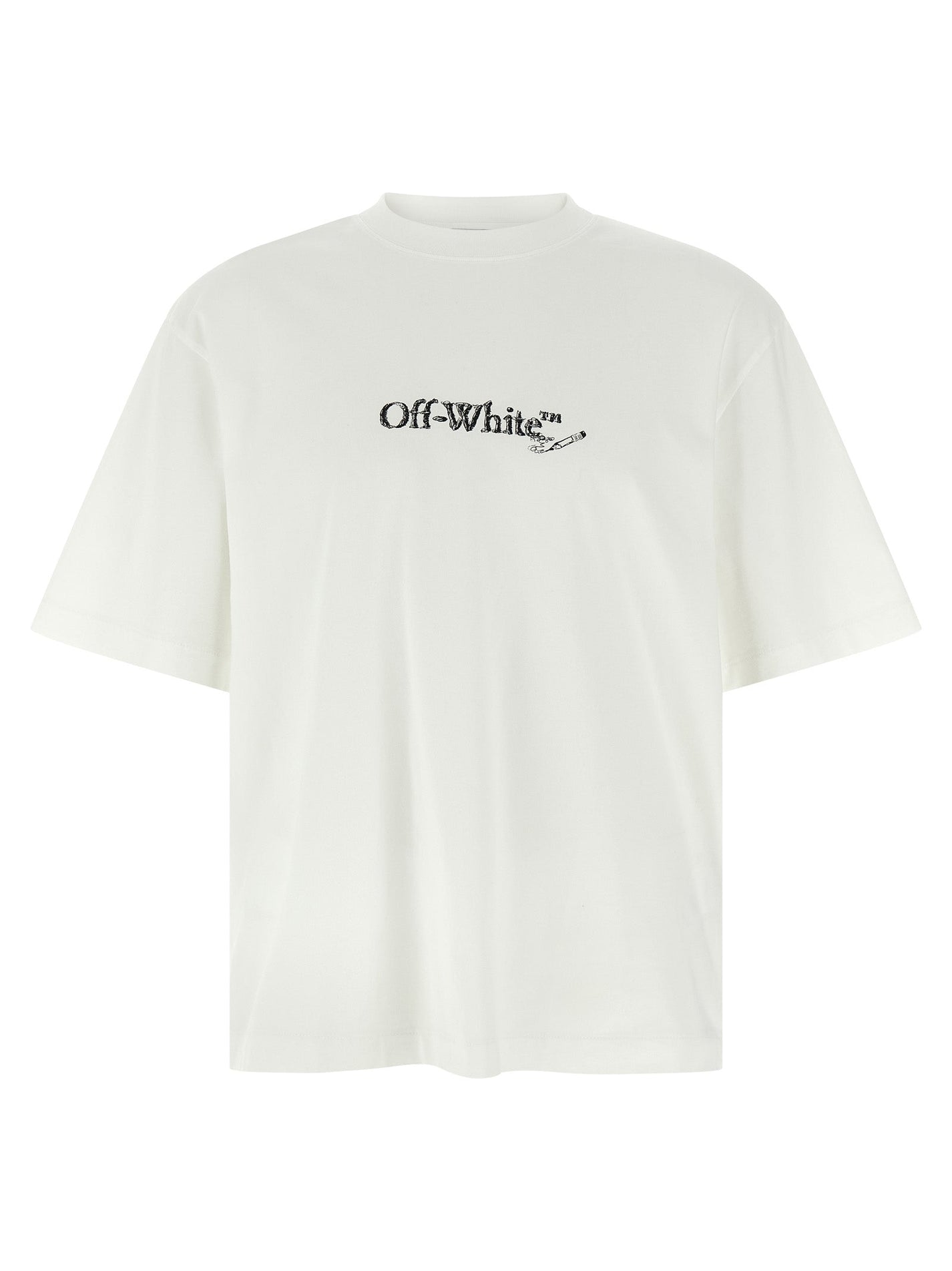 OFF-WHITE - OFF-WHITE - ’Scribble Arrow Skate’ T-shirt - Men’s Tops