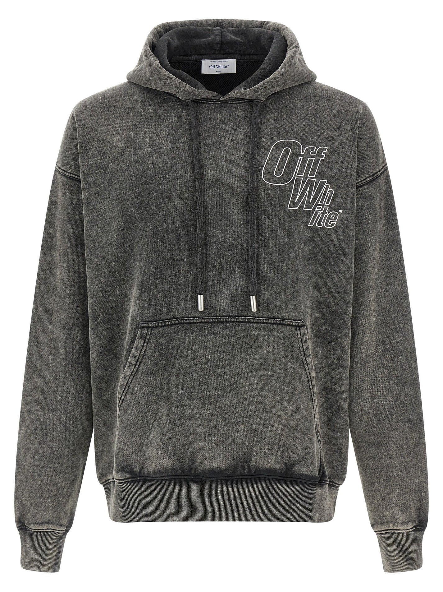 OFF-WHITE - OFF-WHITE - ’Outline Arrow Skate’ hoodie - Men’s Sweatshirts