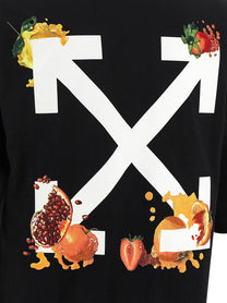 OFF-WHITE - OFF-WHITE - ’Emb Fruits Arrow’ T-shirt - Women’s Tops