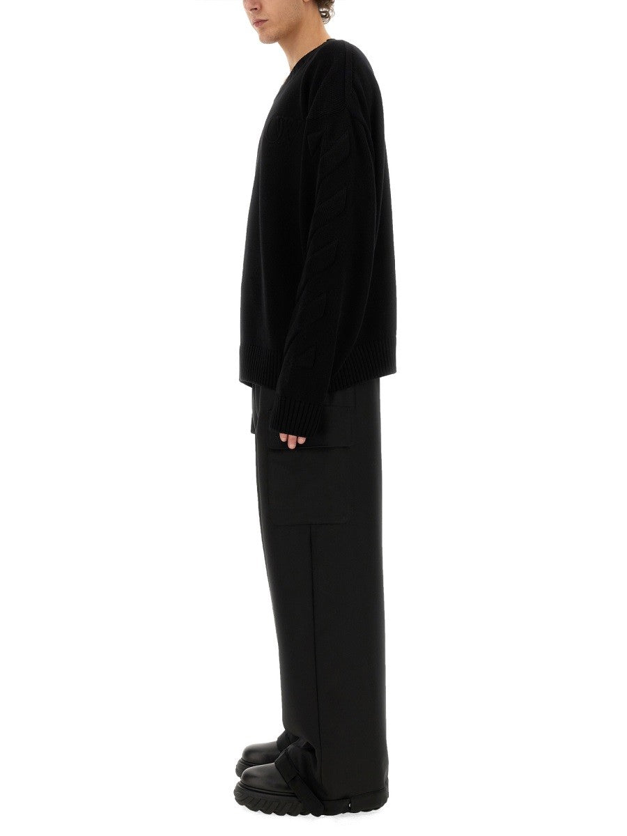 Off-white - Off White Oversize Shirt - Men’s Knitwear