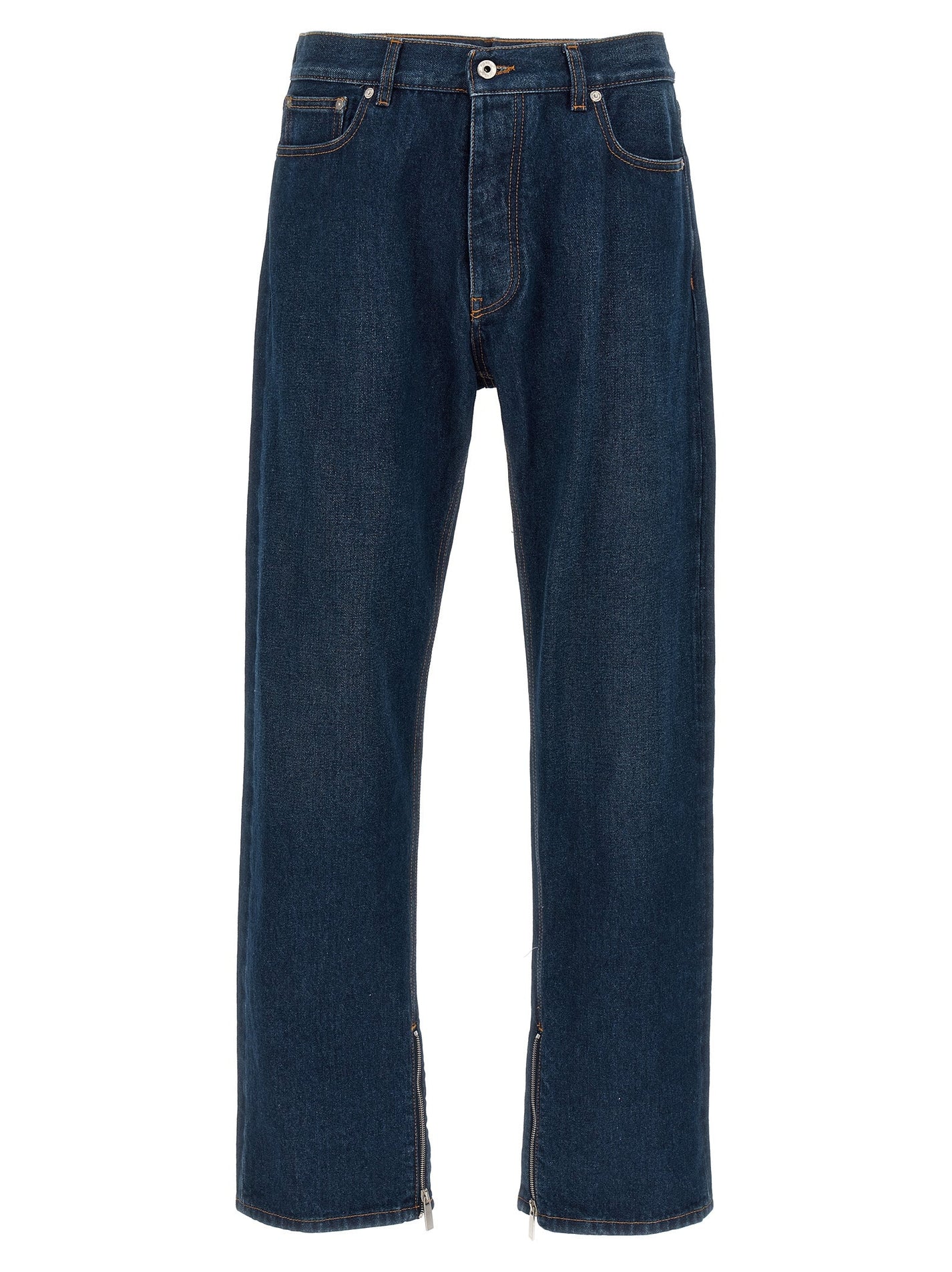 OFF-WHITE - OFF-WHITE - ’Arr Zip Skate’ jeans - Men’s Clothing