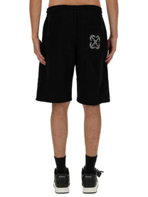 Off-white - Off White Bermuda With Logo - Men’s Clothing