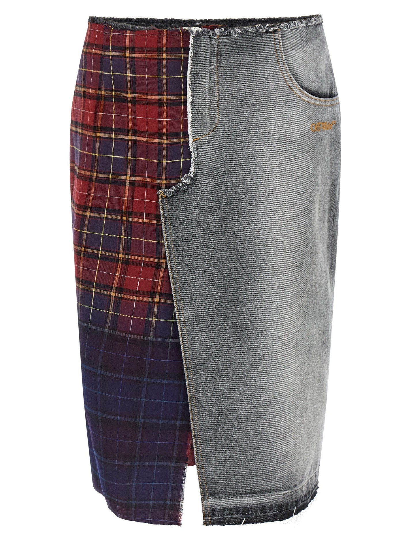 OFF-WHITE - OFF-WHITE - Patchwork skirt - Women’s Bottoms