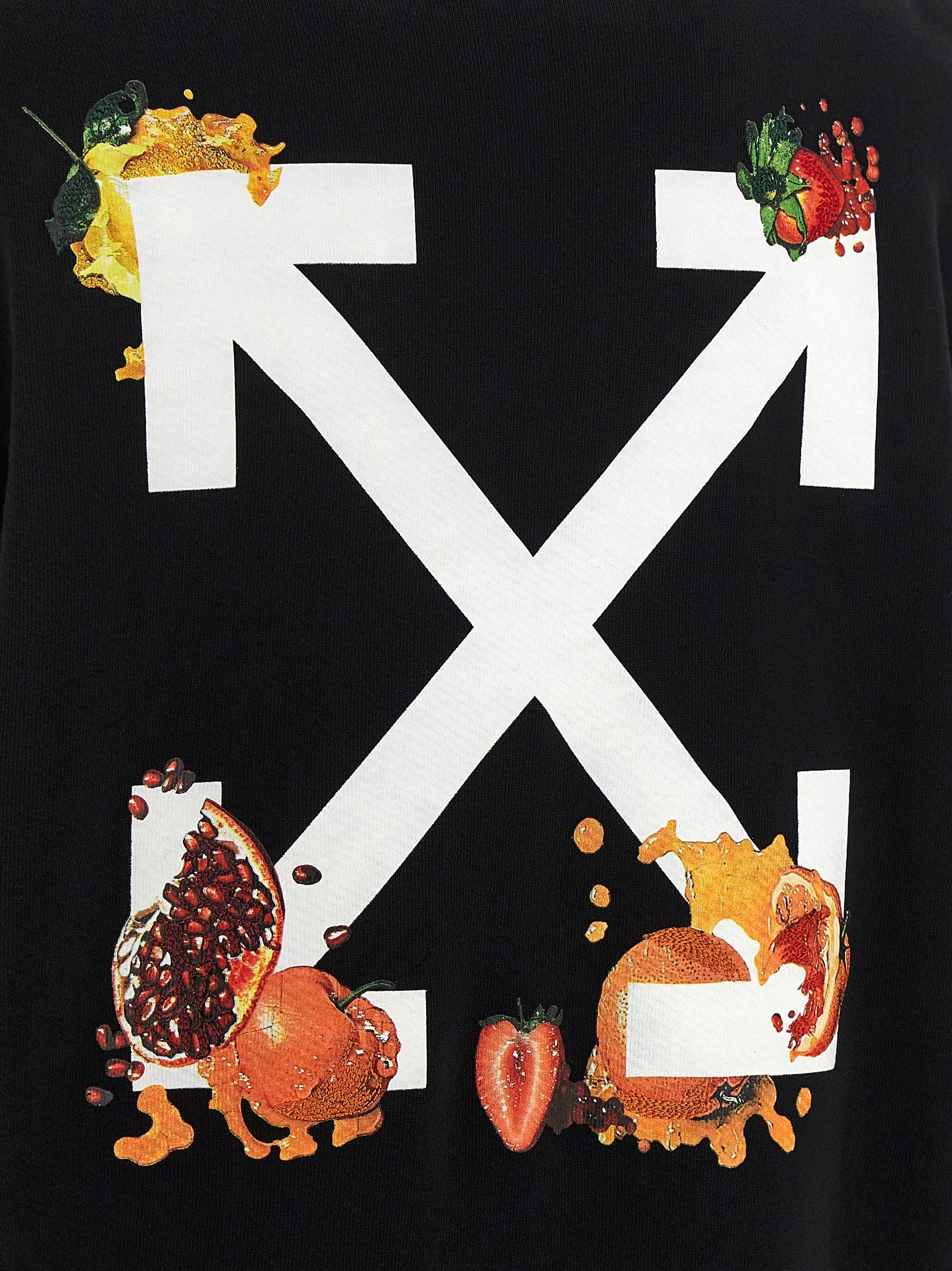 OFF-WHITE - OFF-WHITE - ’Emb Fruits Arrow’ hoodie - Women’s Sweatshirts