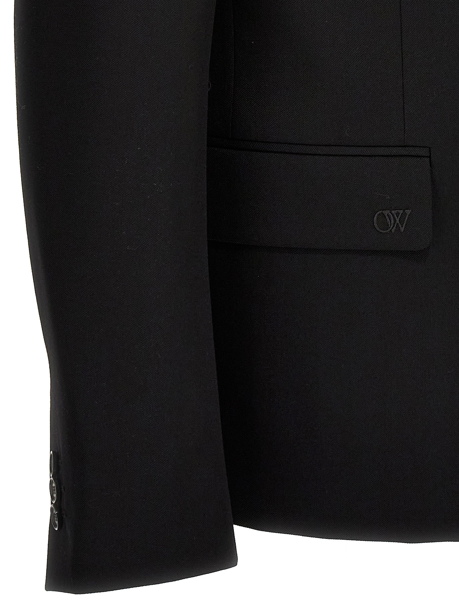 OFF-WHITE - OFF-WHITE - ’OW Embroidery’ blazer - Men’s Clothing