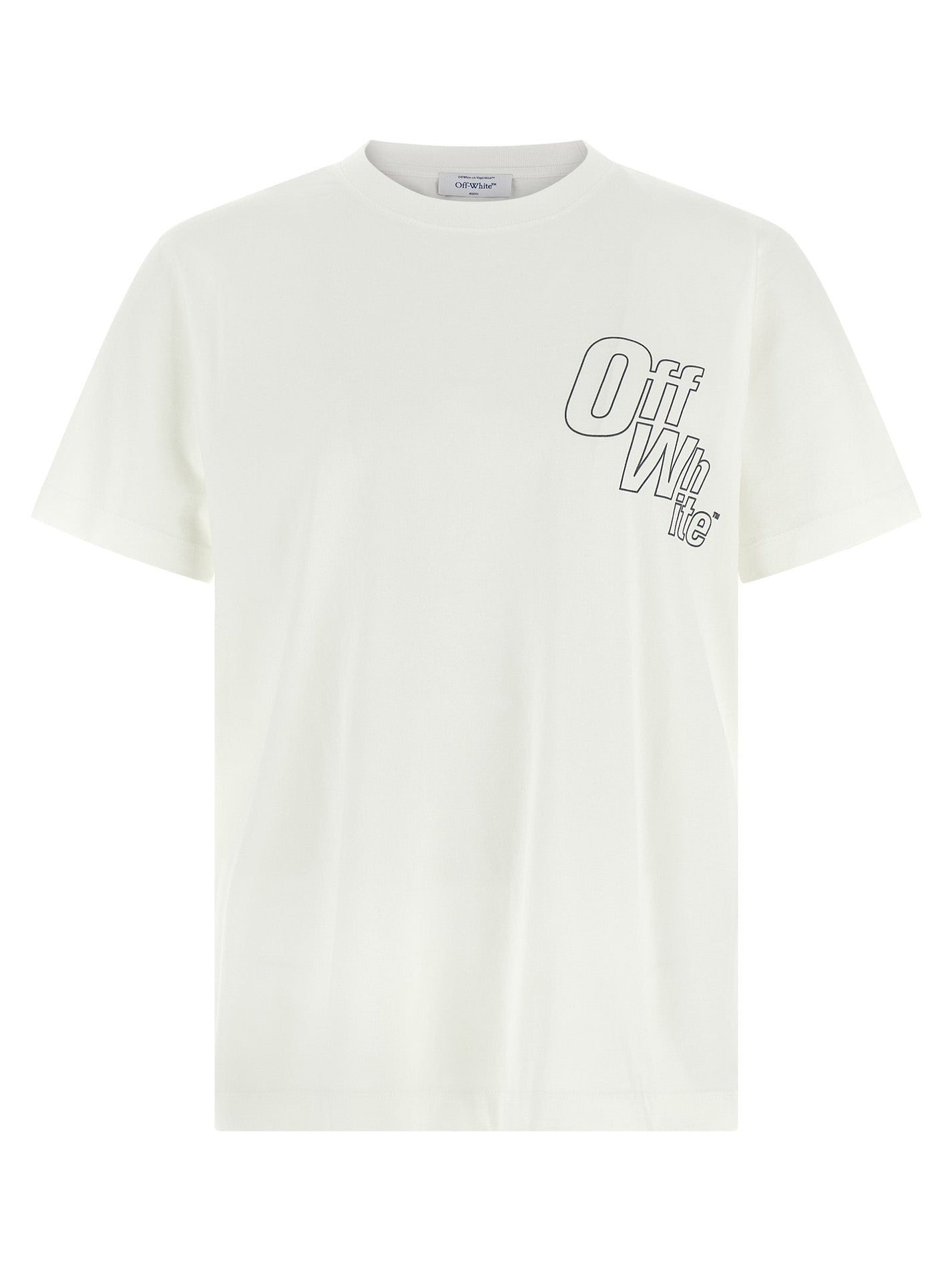OFF-WHITE - OFF-WHITE - ’Outline Arrow Slim’ T-shirt - Men’s Top