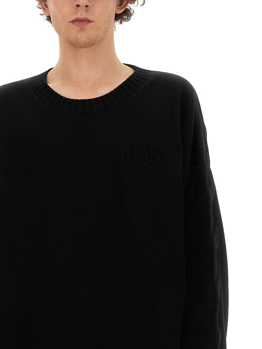 Off-white - Off White Oversize Shirt - Men’s Knitwear