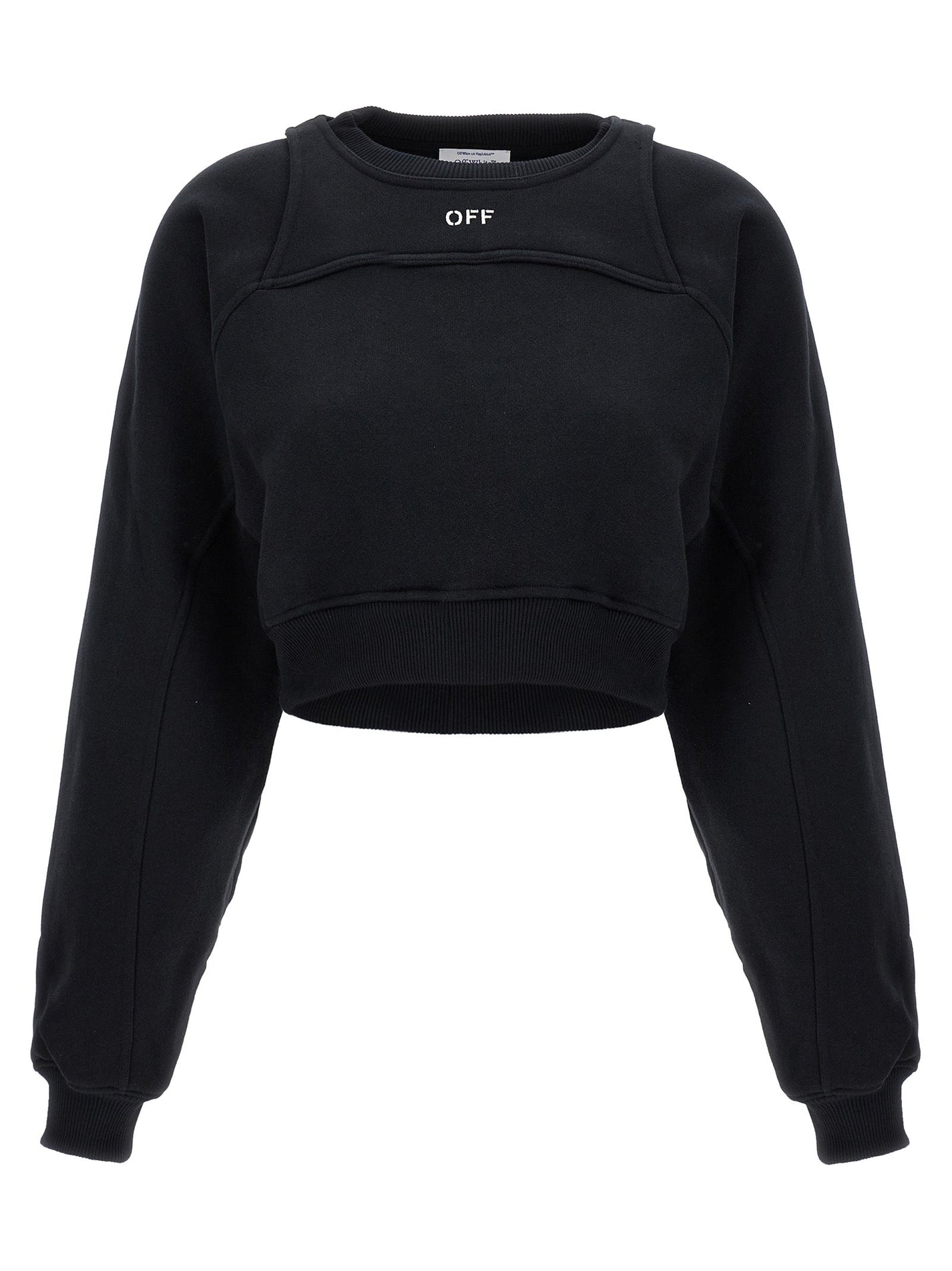 OFF-WHITE - OFF-WHITE - Logo embroidery sweatshirt - Women’s Sweatshirts