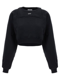 OFF-WHITE - OFF-WHITE - Logo embroidery sweatshirt - Women’s Sweatshirts