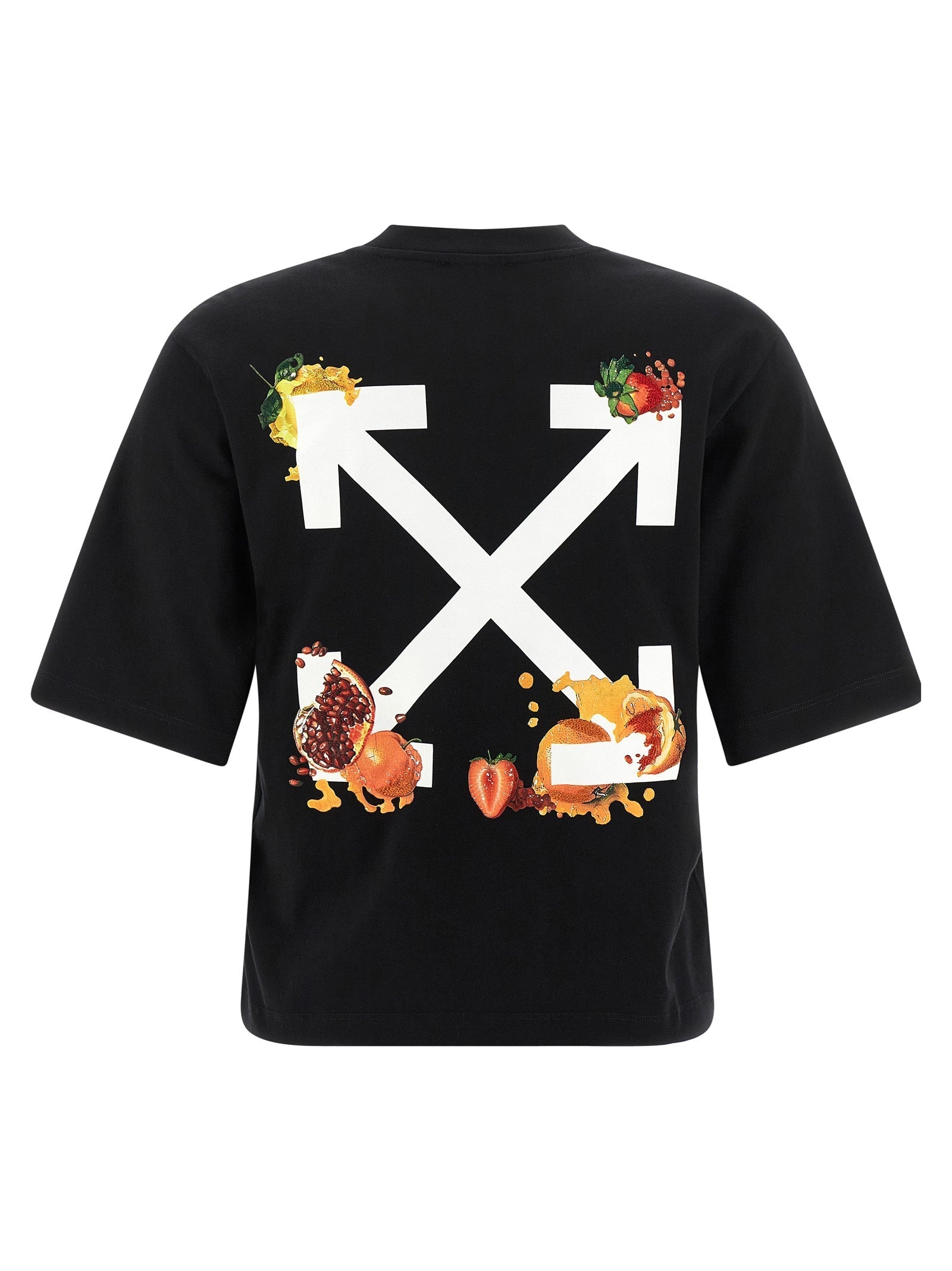 OFF-WHITE - OFF-WHITE - ’Emb Fruits Arrow’ T-shirt - Women’s Tops