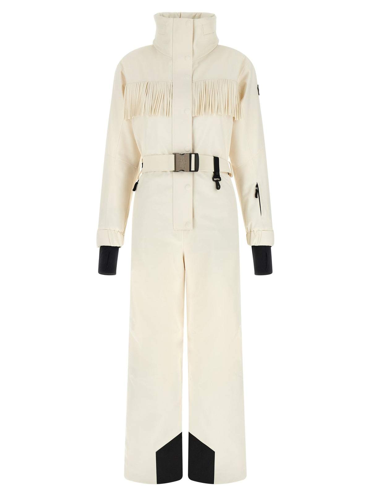 Moncler Grenoble White Fringed Ski Suit White