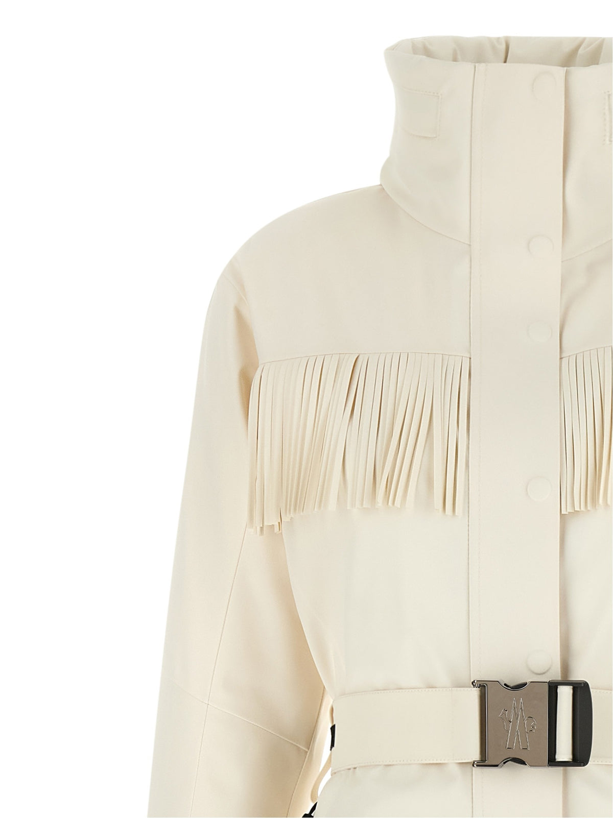 Moncler Grenoble White Fringed Ski Suit White, view 3