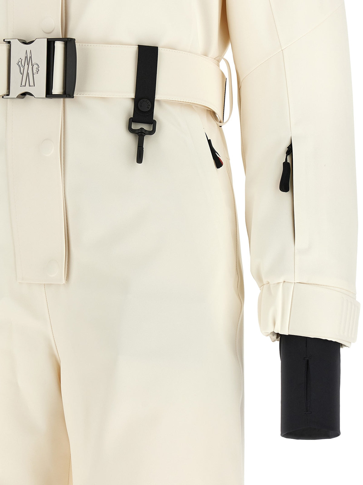 Moncler Grenoble White Fringed Ski Suit White, view 4