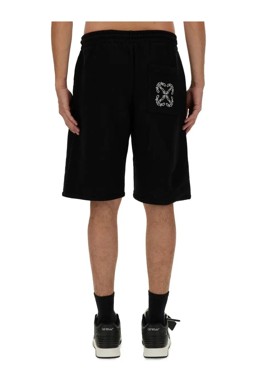 Off-White Men's Bermuda Black, view 3