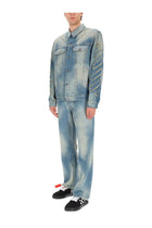 Off-White Men's Diag Raw Patch Jacket Blue, view 2