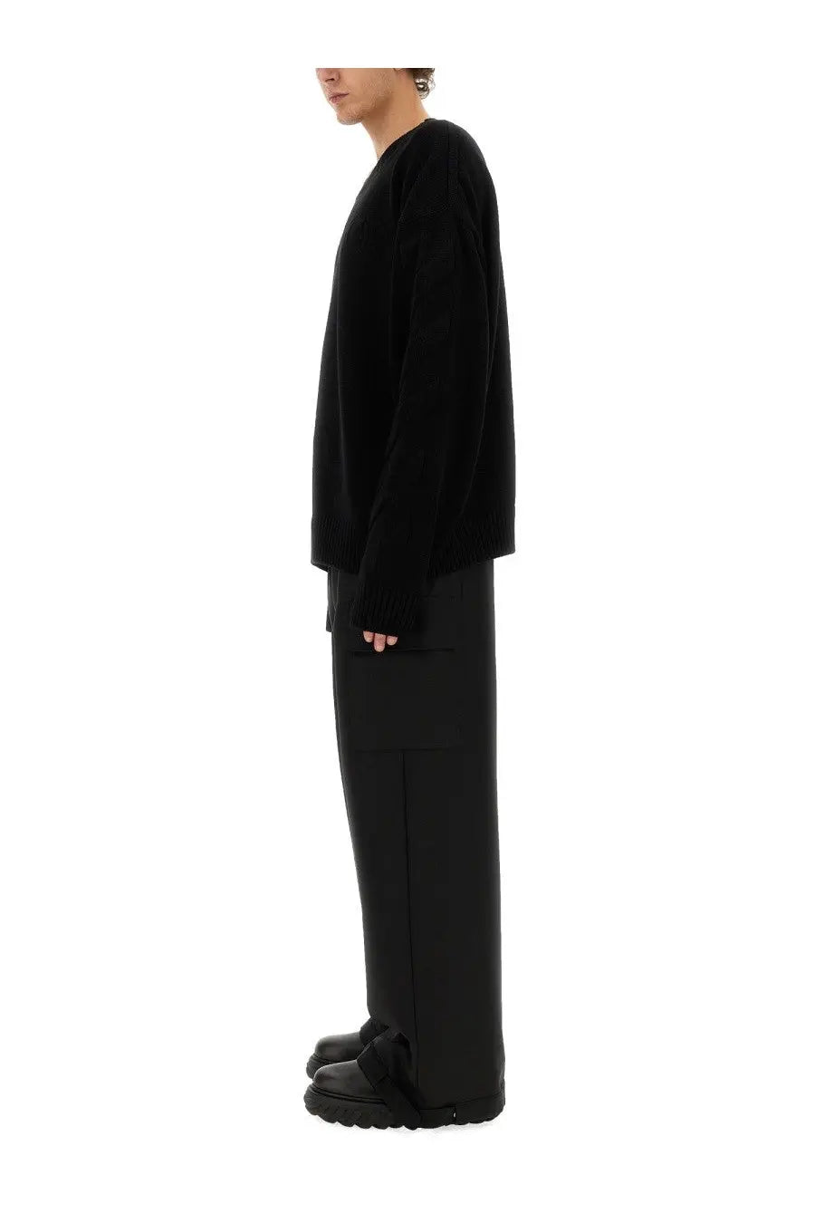 Off-White Men's Oversize Shirt Black, view 2