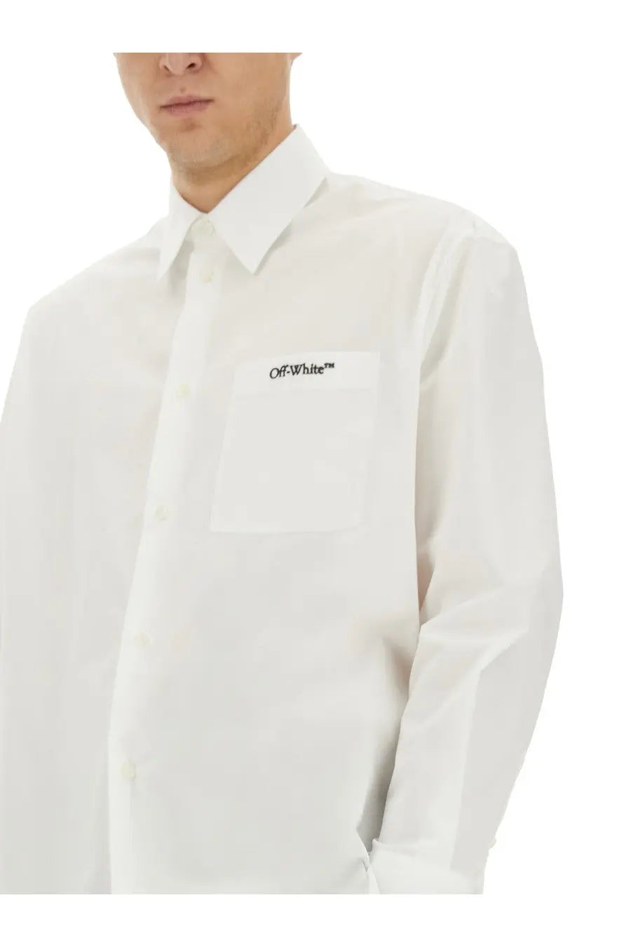 Off-White Men's Shirt White, view 4