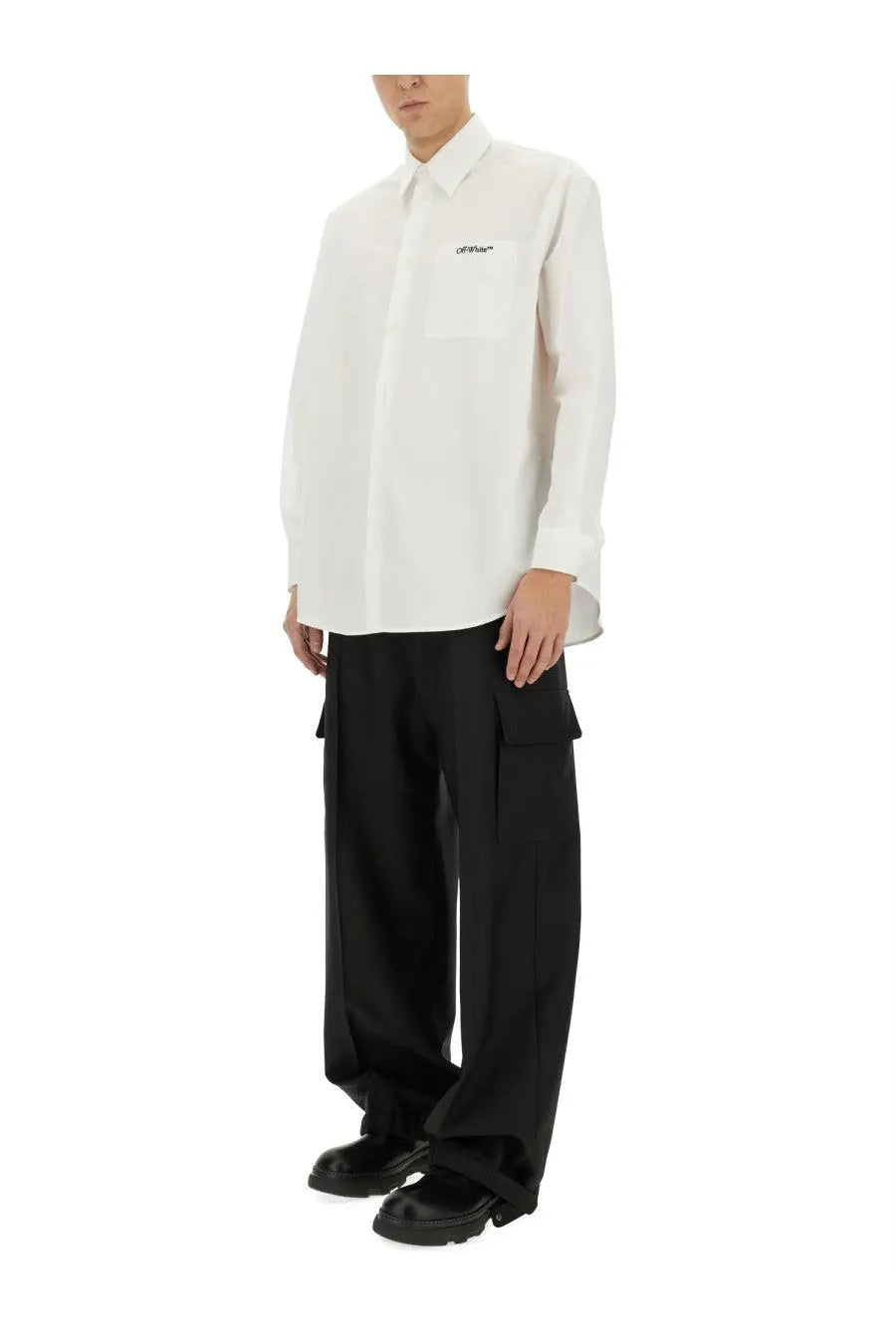 Off-White Men's Shirt White, view 2