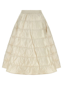 Moncler White Padded Skirt White