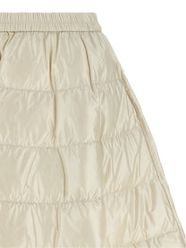 Moncler White Padded Skirt White