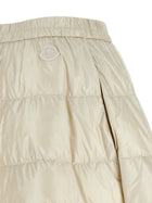 Moncler White Padded Skirt White