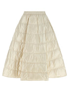 Moncler White Padded Skirt White
