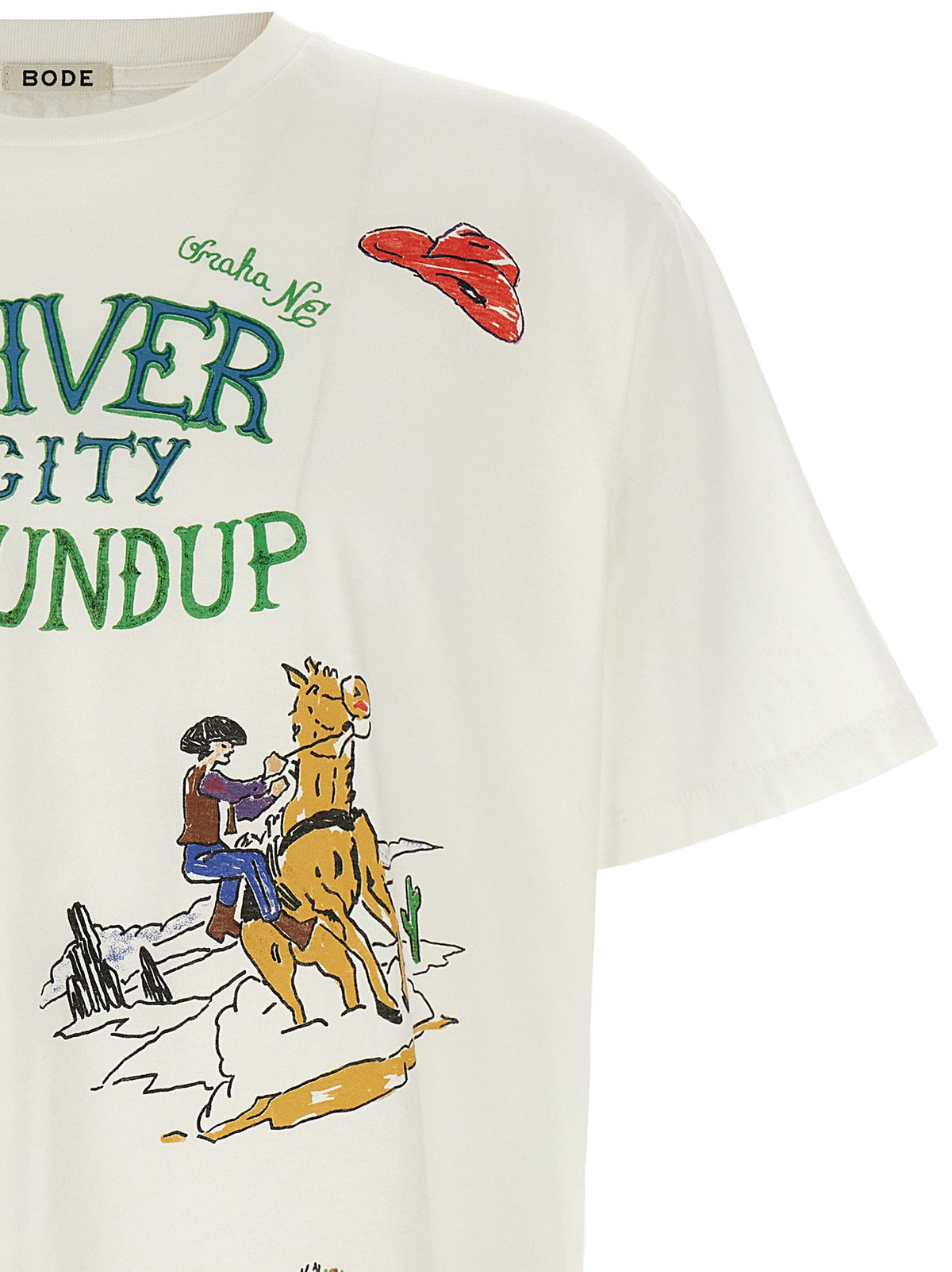 BODE White River City Shirt White