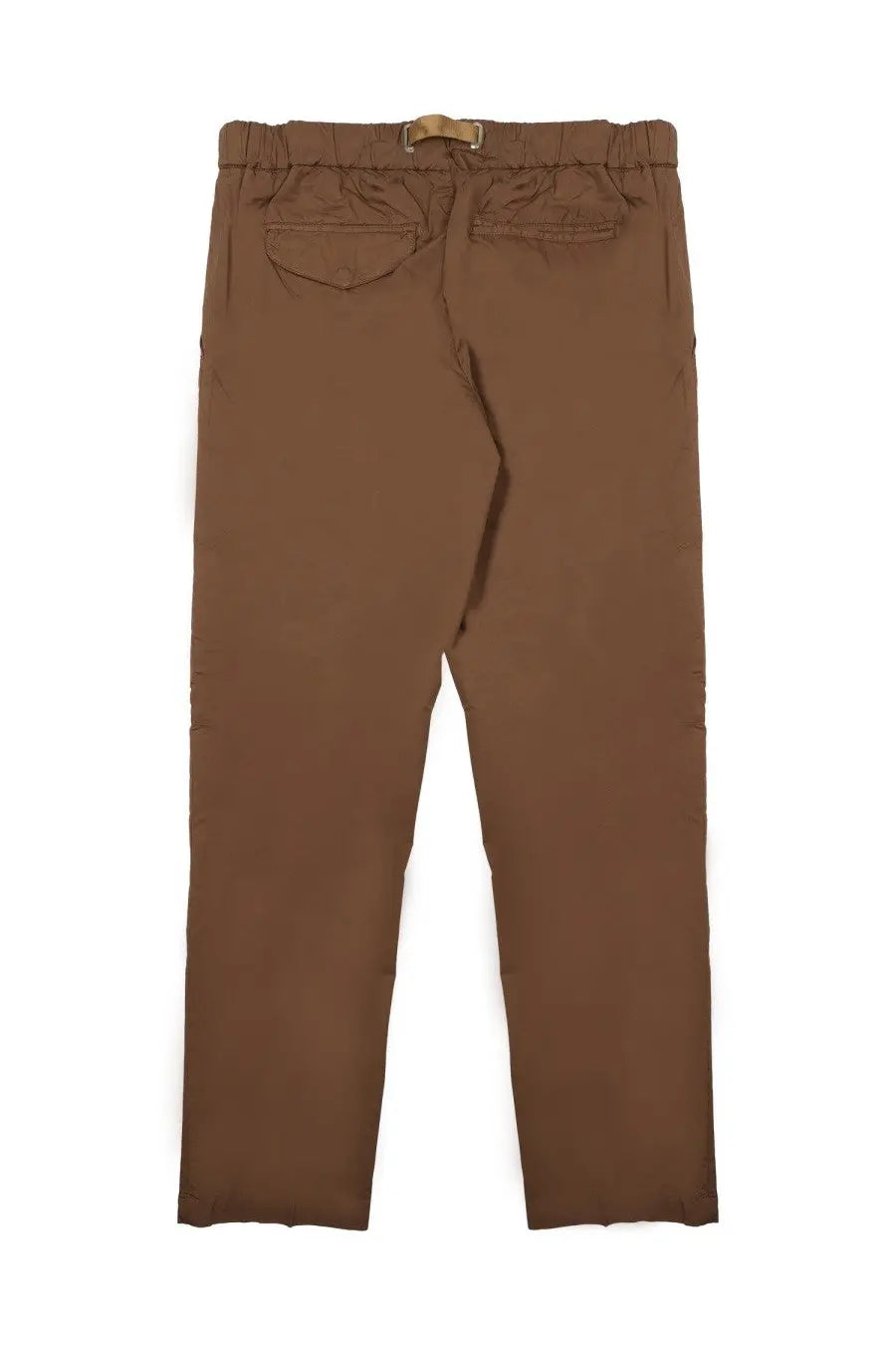 White Sand Men's Cotton Trousers with Belt Brown, view 2