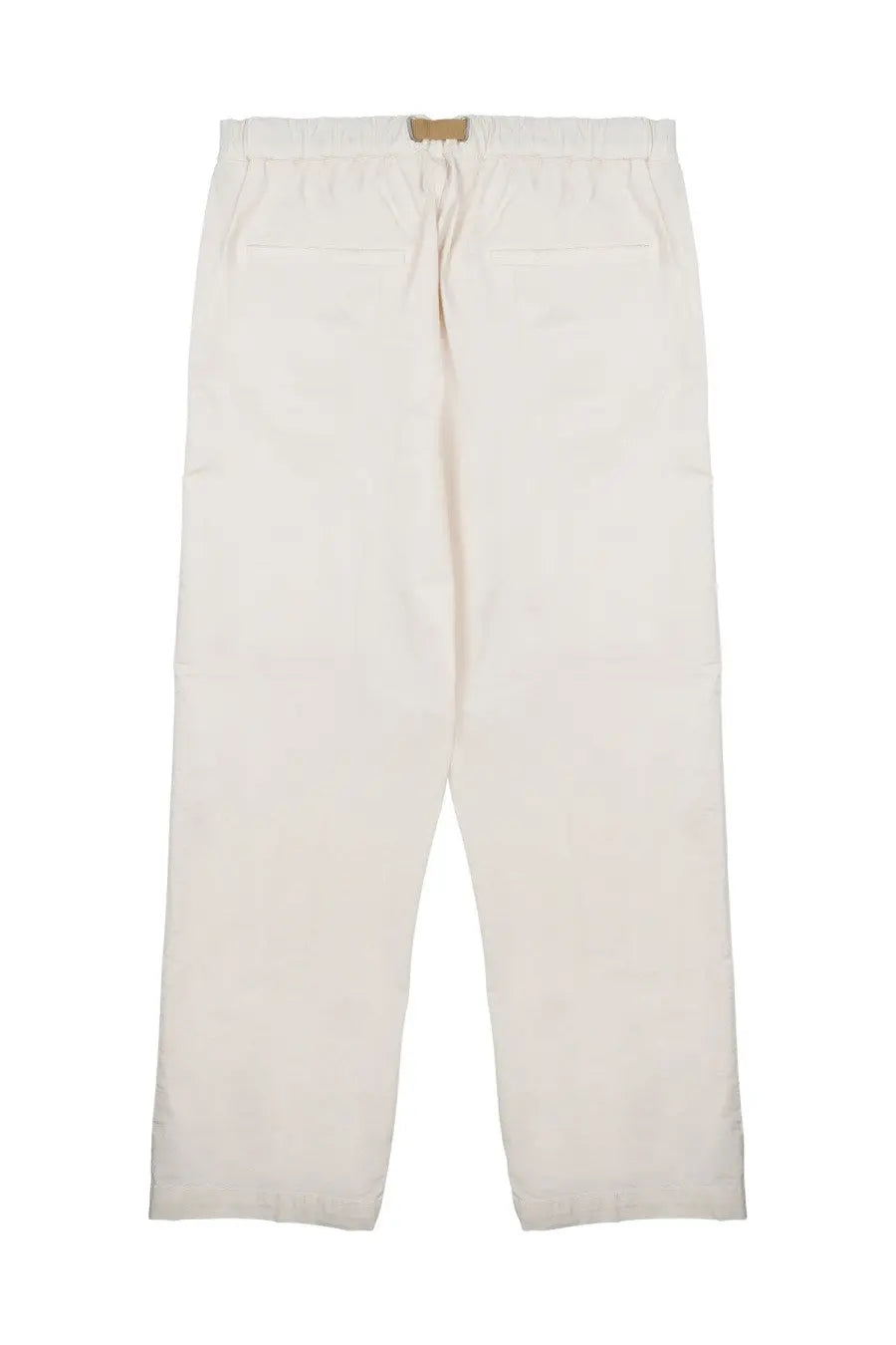 White Sand Men's Cotton Trousers with Belt White, view 2