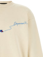 Dsquared2 White Snowy Dream Sweater White