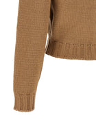 MM6 Maison Margiela White Stitch Line Cardigan Beige, view 4