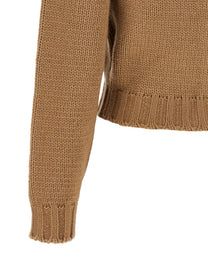 MM6 Maison Margiela White Stitch Line Cardigan Beige
