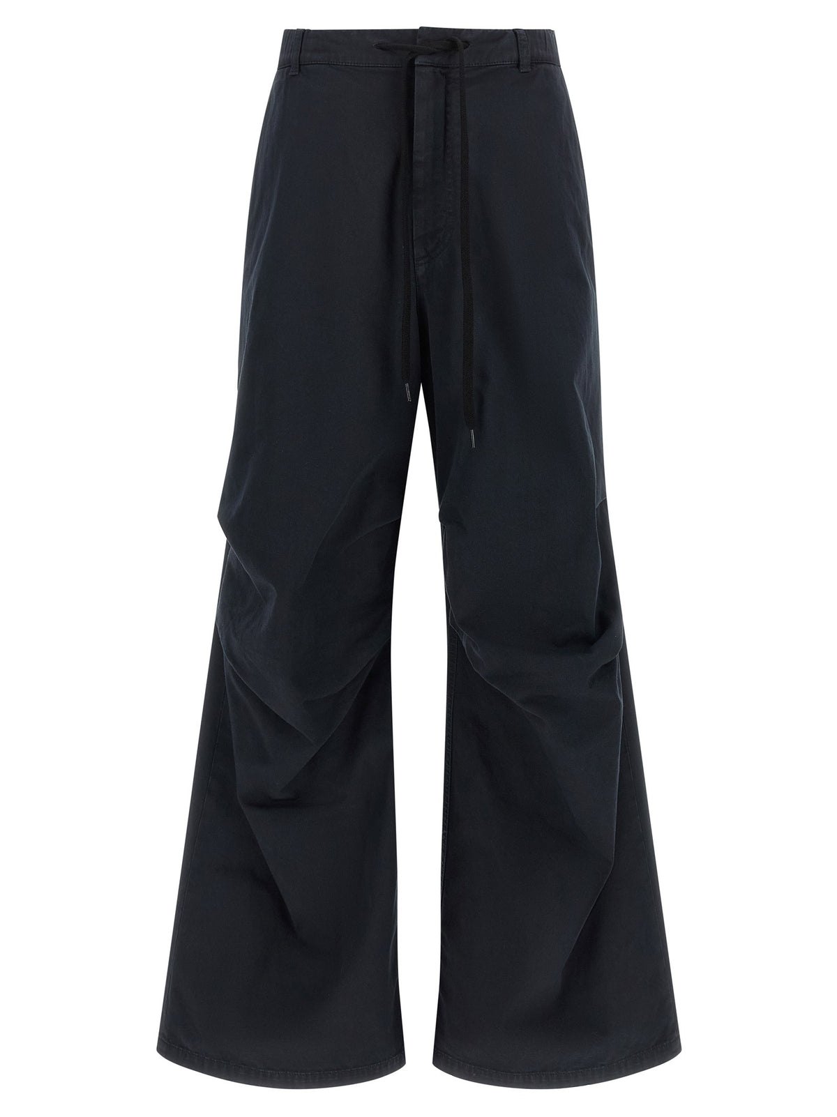 MM6 Maison Margiela White Stitch Line Pants Blue