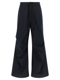 MM6 Maison Margiela White Stitch Line Pants Blue