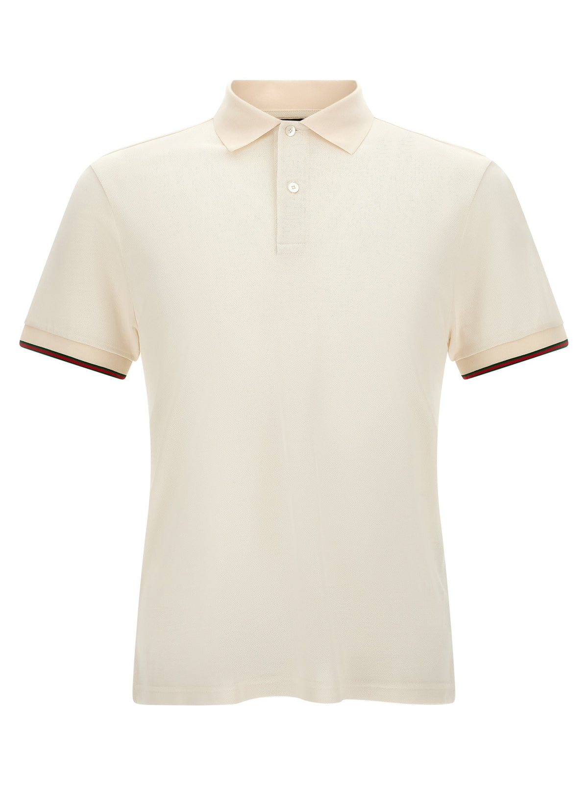Gucci White Web Polo Shirt White
