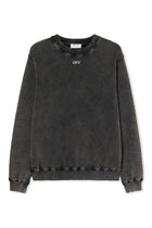 Off-White Women's Check Flan Arrow Sweatshirt Grey