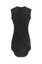 Off-White Women's Mini Dress Off Stamp Grey, view 2