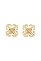 Off-White Women's Arrow Mini Earrings Gold