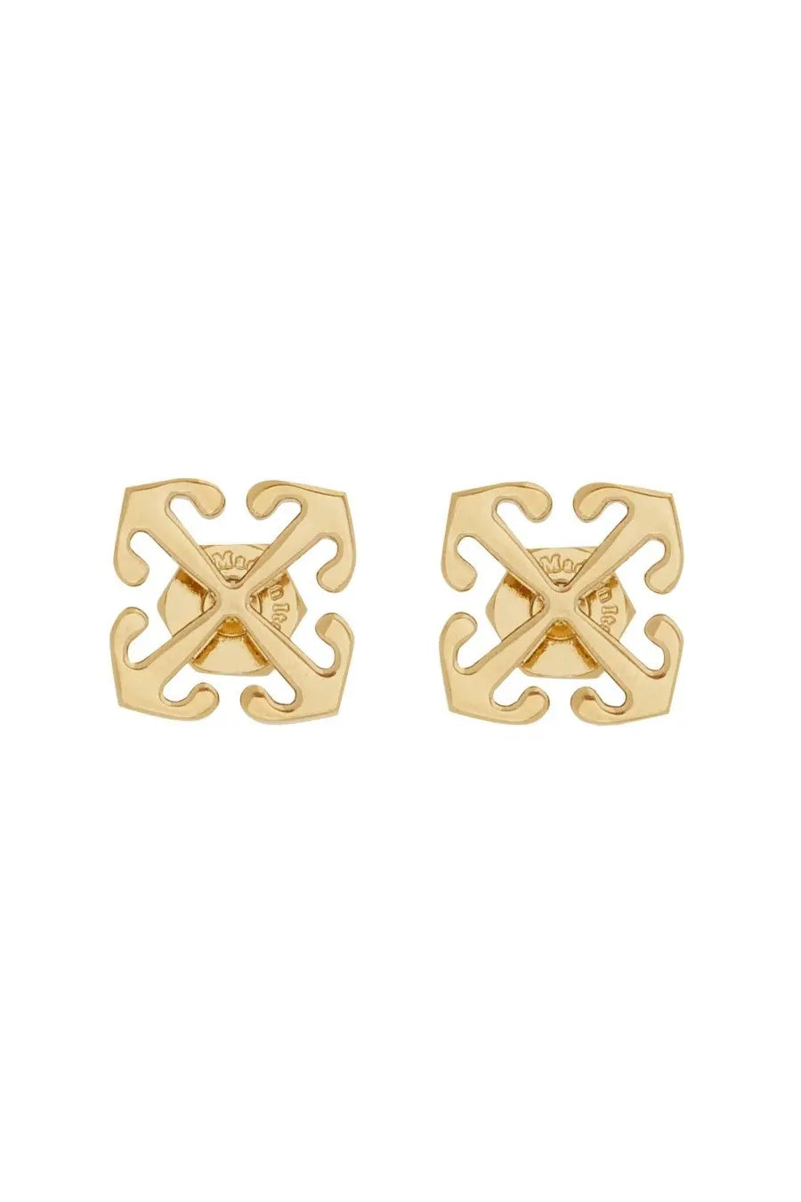 Off-White Women's Arrow Mini Earrings Gold