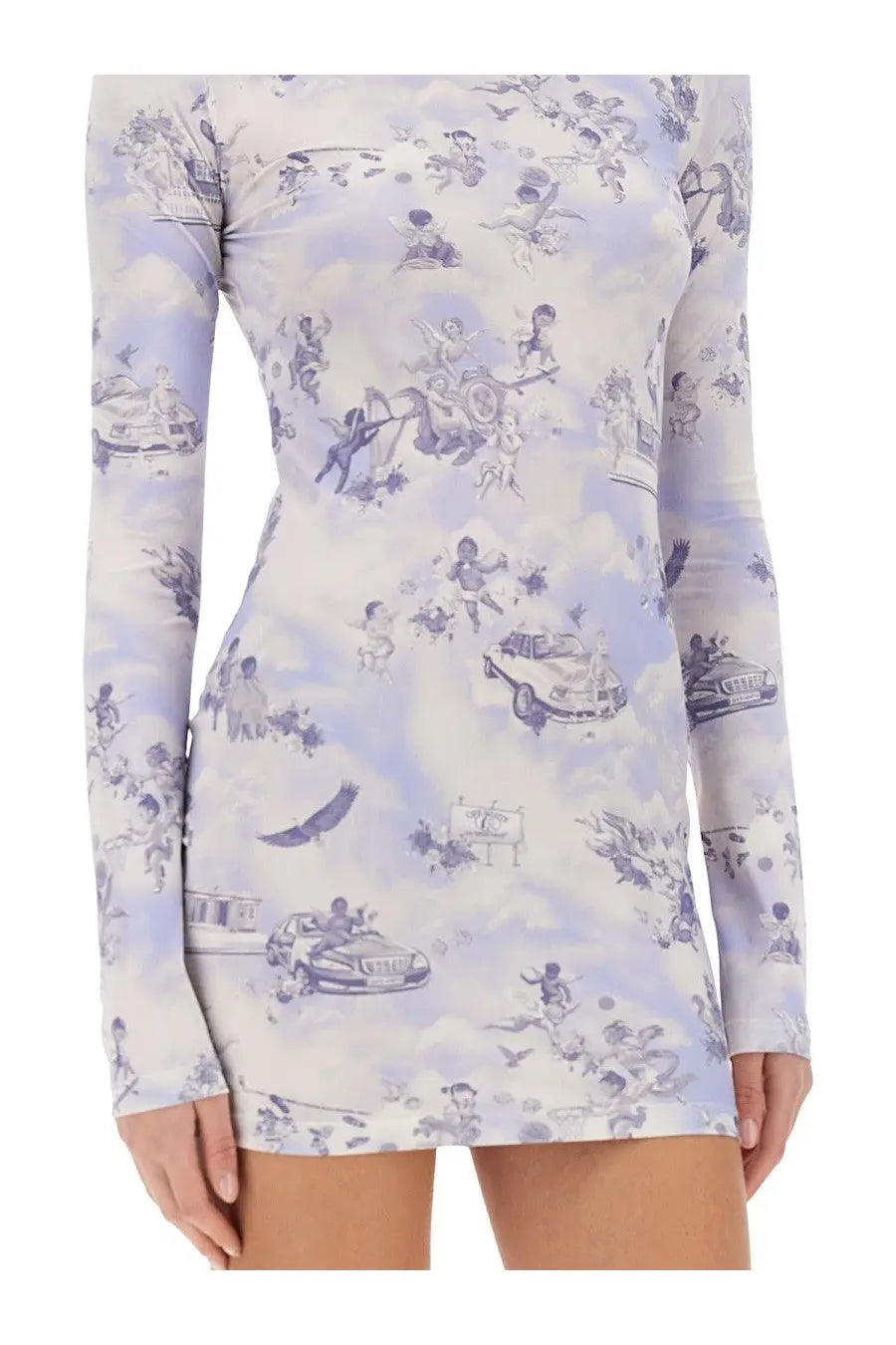 Off-White Women's Serenity Short Dress Blue, view 2