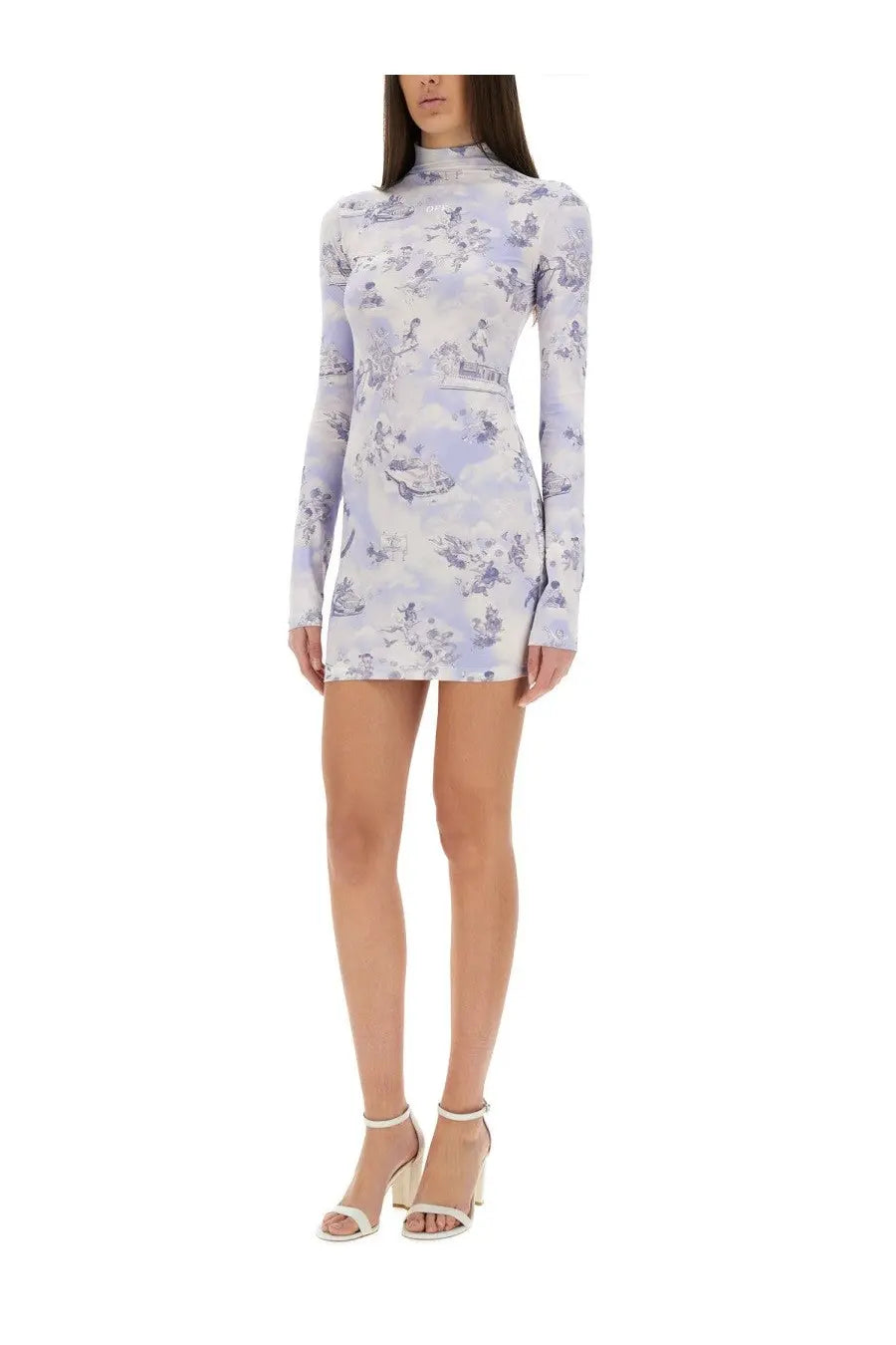 Off-White Women's Serenity Short Dress Blue, view 4
