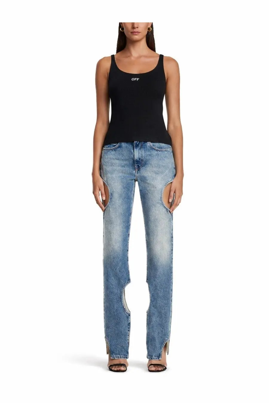 Off-White Women's Tank Top Black, view 2