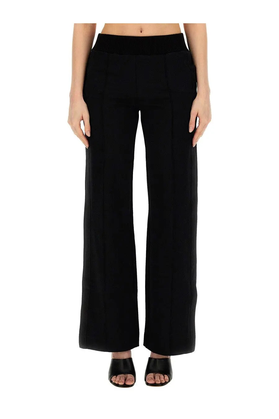 Off-White Women's Wide Leg Pants Black
