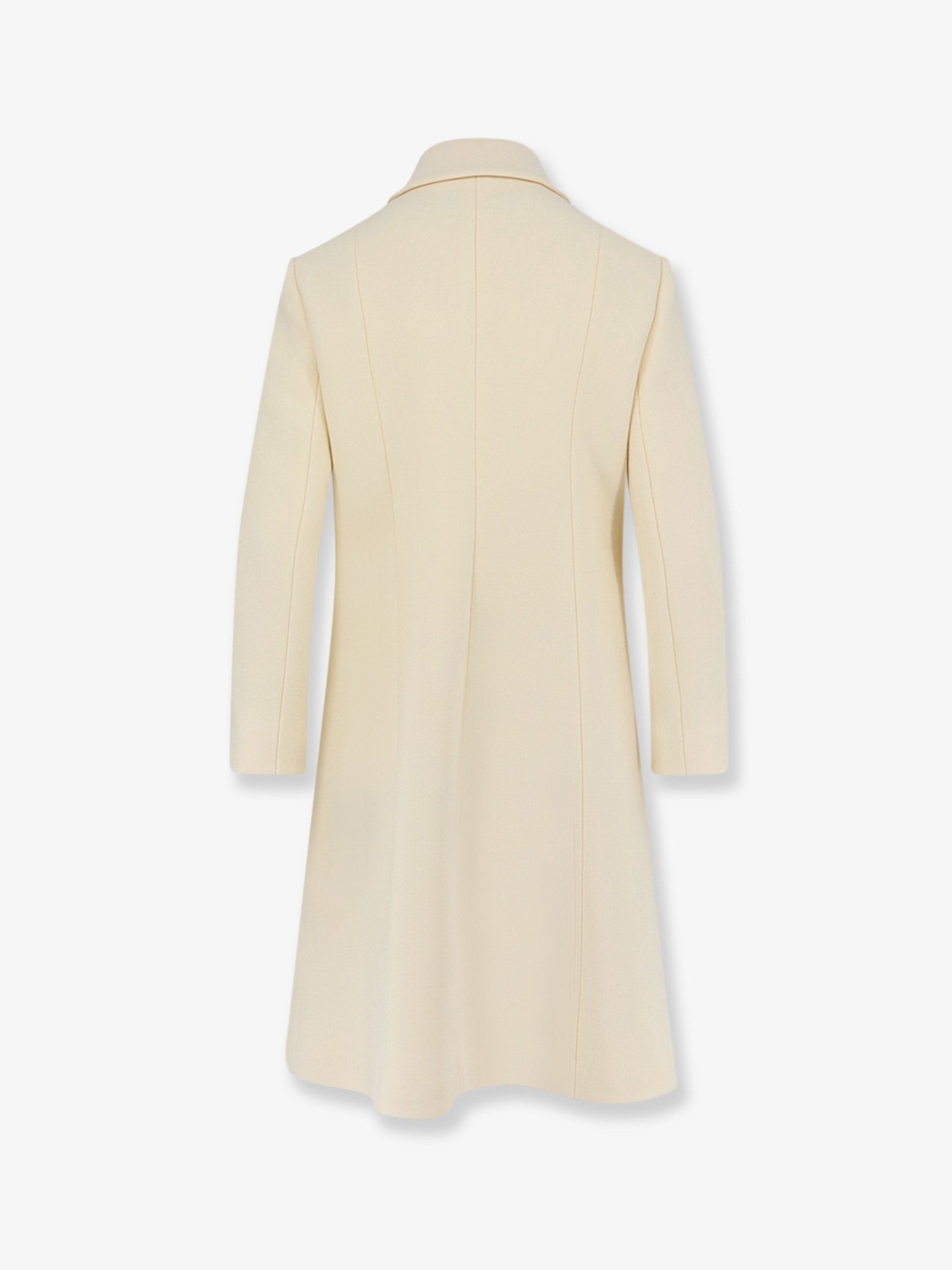 Gucci Women's White Wool Crêpe Coat White