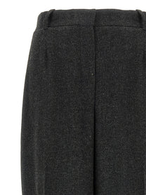 Toteme Wide Flannel Pants Grey