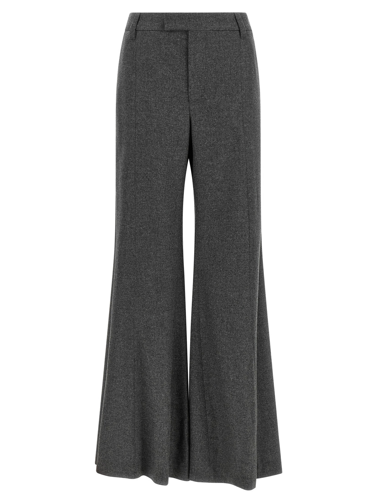 Brunello Cucinelli Wide Flare Pants Grey