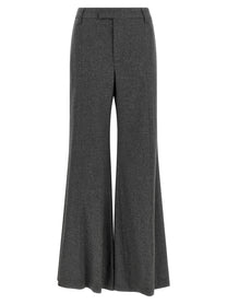 Brunello Cucinelli Wide Flare Pants Grey