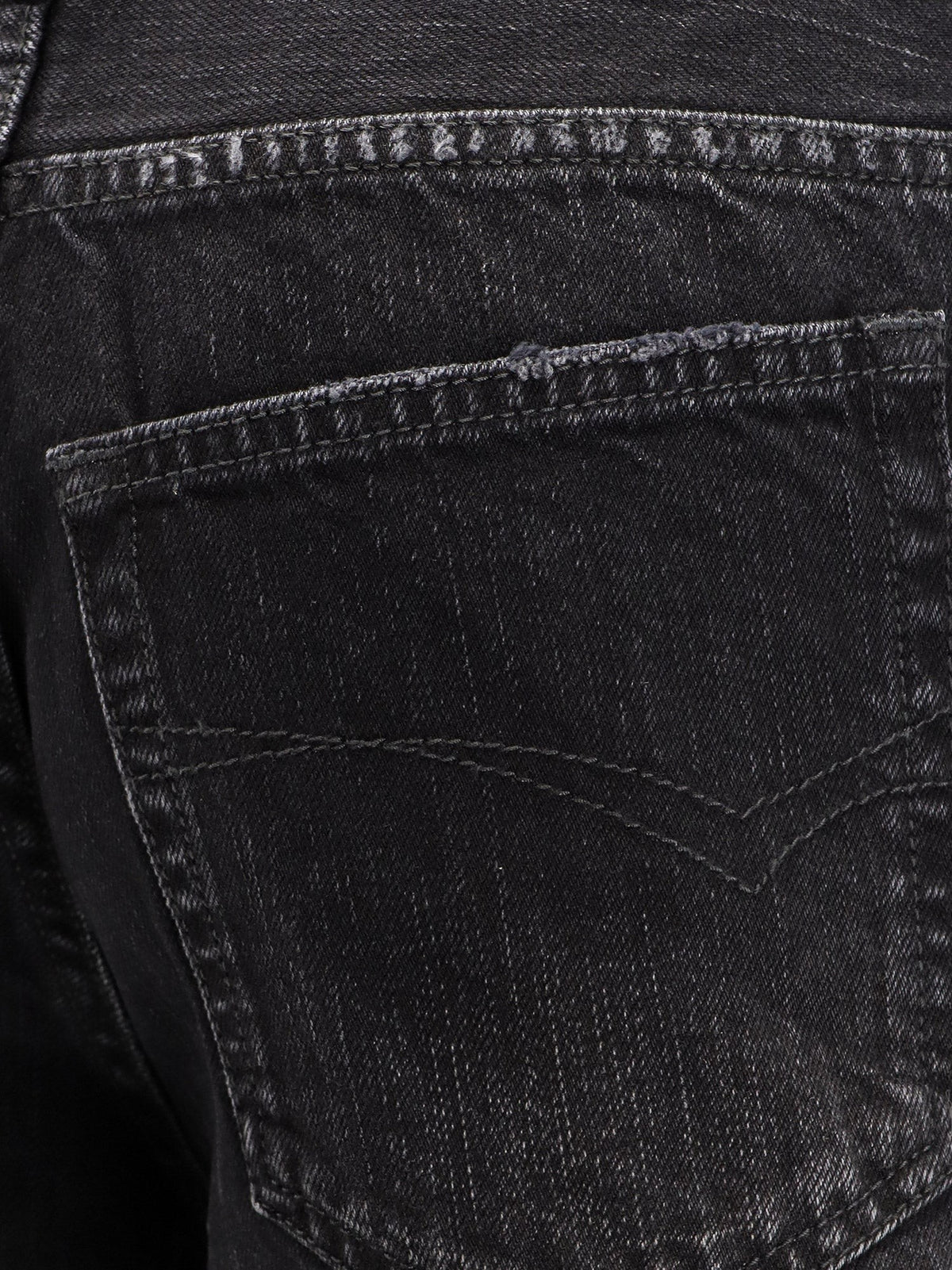 Balenciaga Women's Wide Leg Black Denim Trousers Black, view 5
