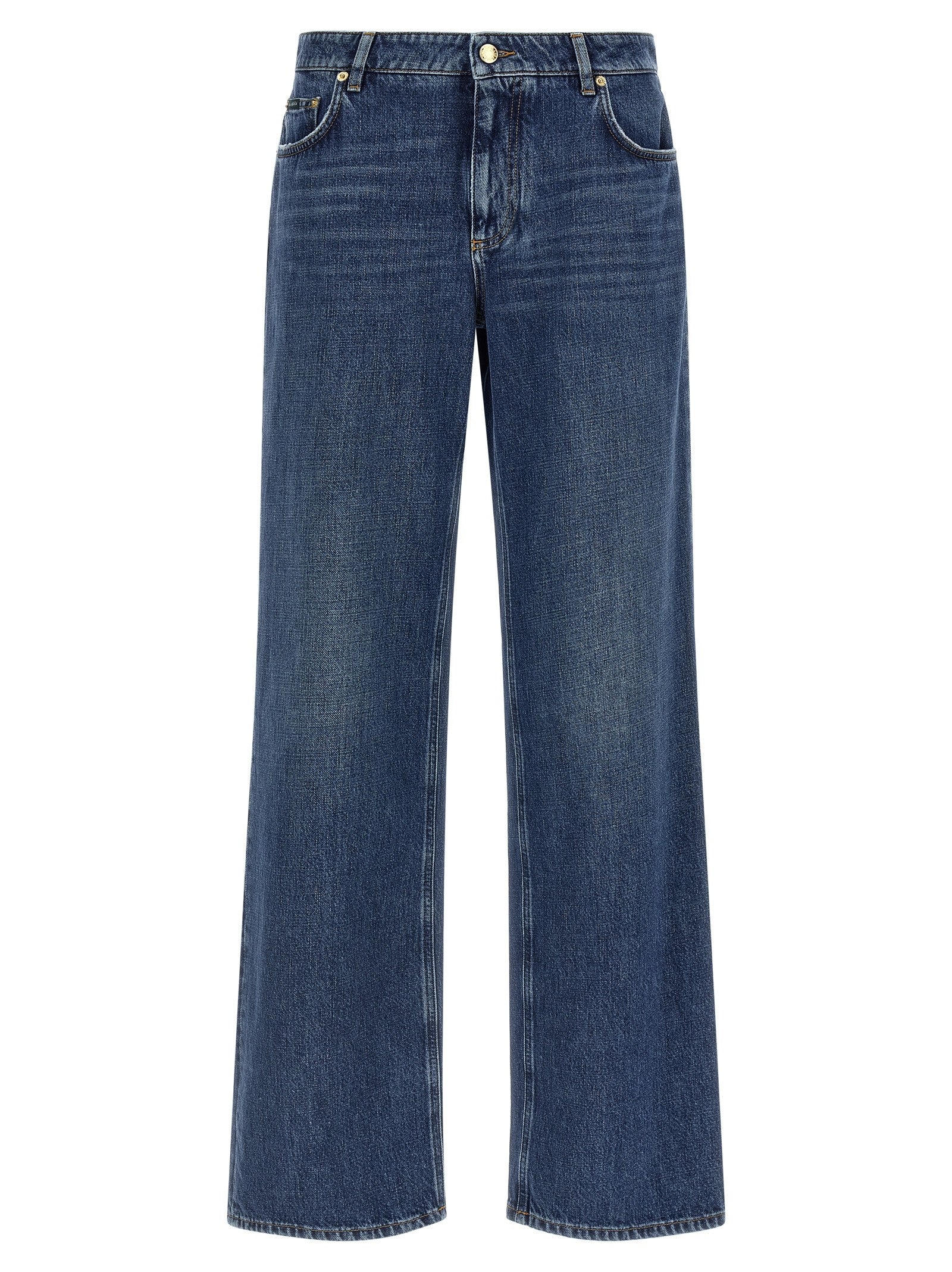 Dolce &amp; Gabbana Wide Leg Jeans Blue